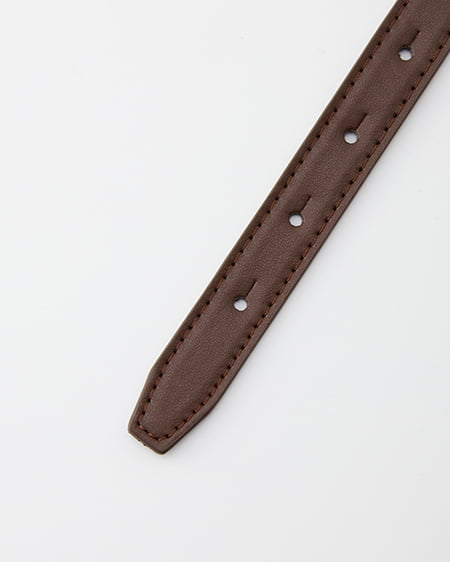 INGNI(イング) トップ式リバーシブルベルト ブラウン