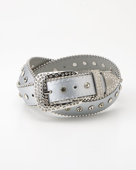 INGNI（イング） ラインストーンベルト ｼﾙﾊﾞｰ