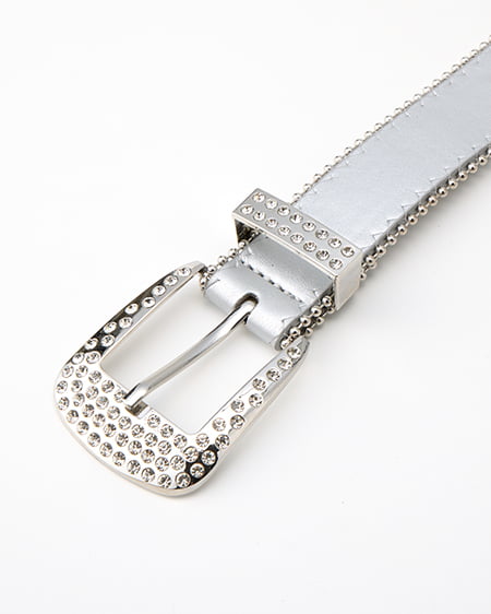 INGNI（イング） ラインストーンベルト ｼﾙﾊﾞｰ