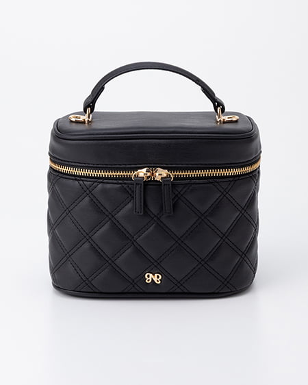 INGNI(イング) キルティングバニティショルダーバッグ クロ