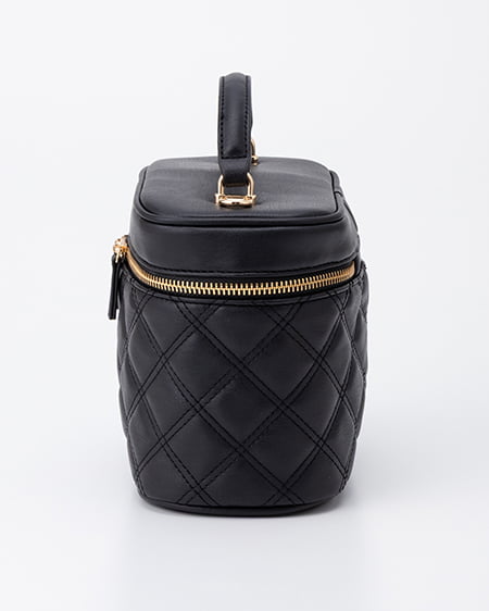 INGNI(イング) キルティングバニティショルダーバッグ クロ