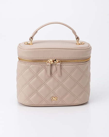 INGNI(イング) キルティングバニティショルダーバッグ ベージュ