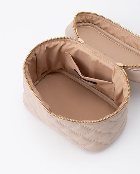 INGNI(イング) キルティングバニティショルダーバッグ ベージュ