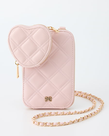 INGNI（イング） ハート型ポーチ付きマルチショルダーバッグ ﾋﾟﾝｸ