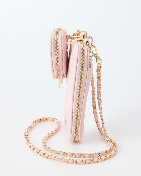 INGNI（イング） ハート型ポーチ付きマルチショルダーバッグ ﾋﾟﾝｸ