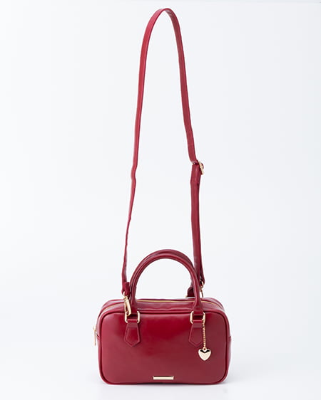 INGNI（イング） ハートチャーム付ボストンバッグ ｱｶ