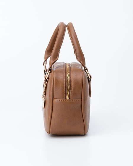 INGNI（イング） ハートチャーム付ボストンバッグ ﾌﾞﾗｳﾝ