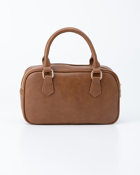 INGNI（イング） ハートチャーム付ボストンバッグ ﾌﾞﾗｳﾝ