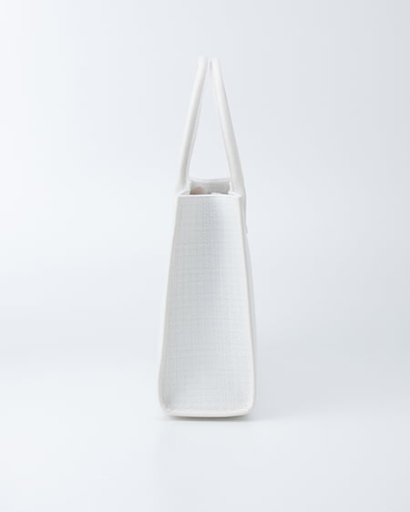 INGNI（イング） ツイードロゴトートバッグ ｵﾌﾎﾜｲﾄ/ｵﾌﾎﾜｲﾄ