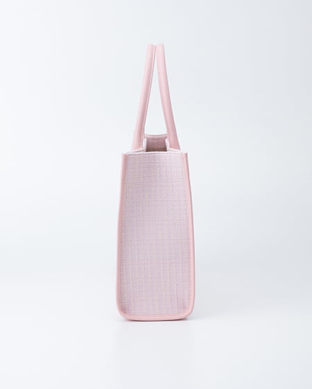 INGNI(イング) ツイードロゴトートバッグ ピンク/ピンク