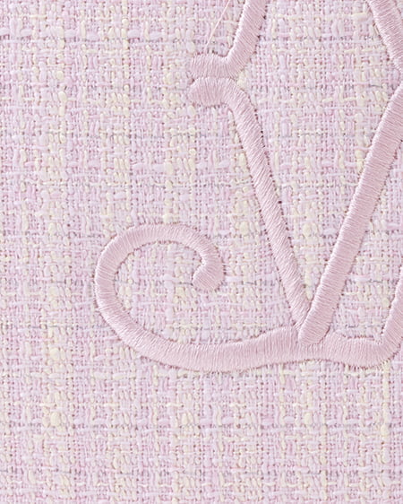 INGNI(イング) ツイードロゴトートバッグ ピンク/ピンク