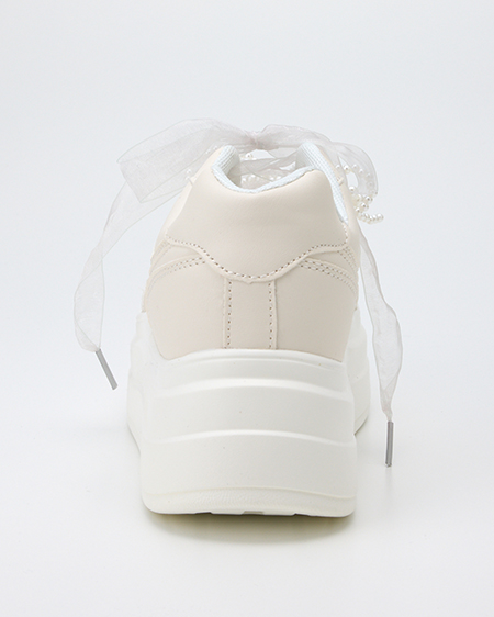 INGNI(イング) プラットフォームコートスニーカー オフホワイト