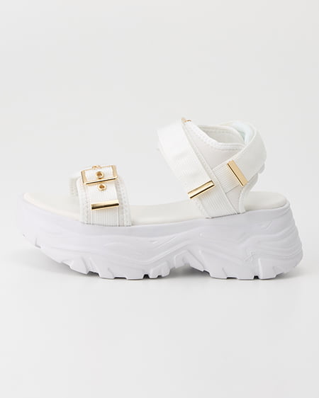 INGNI（イング） 2ベルトボリュームスポサン ｵﾌﾎﾜｲﾄ