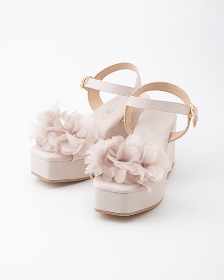 INGNI（イング） 厚底フラワーサンダル ﾋﾟﾝｸ