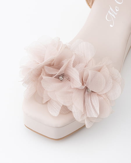 INGNI（イング） 厚底フラワーサンダル ﾋﾟﾝｸ