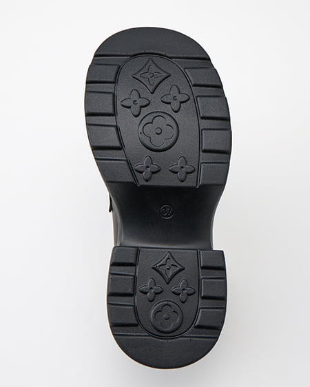 INGNI（イング） 厚底ビットローファー ﾀﾞｰｸﾌﾞﾗｳﾝ