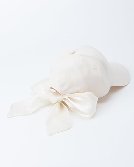 INGNI(イング) バックリボンキャップ アイボリー