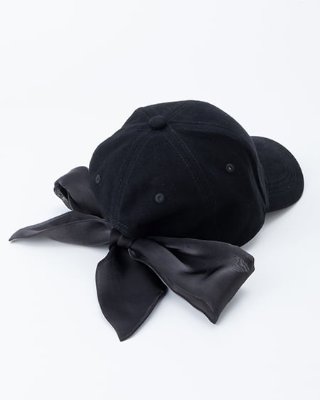 INGNI（イング） バックリボンキャップ ｸﾛ