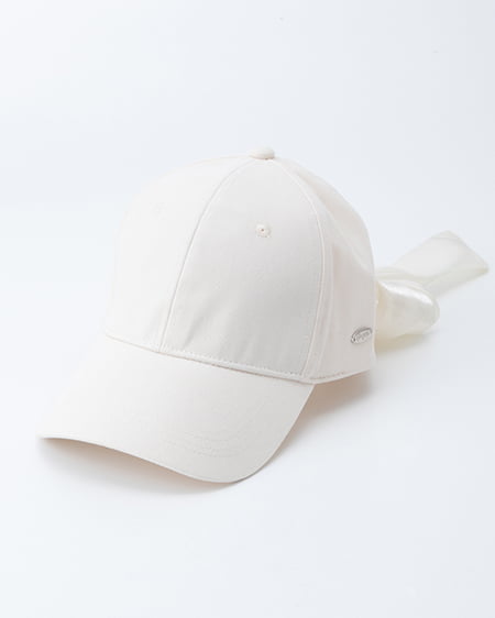 バックリボンキャップ