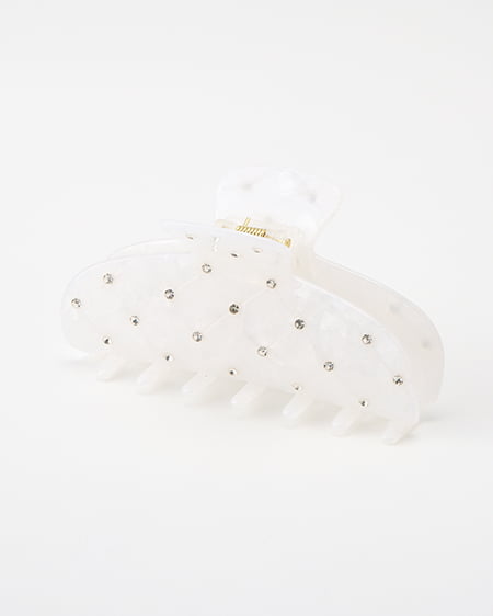 INGNI（イング） ビジューヘアクリップ ｵﾌﾎﾜｲﾄ