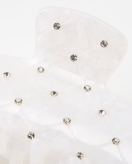 INGNI（イング） ビジューヘアクリップ ｵﾌﾎﾜｲﾄ