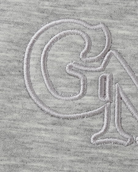 INGNI（イング） ダンボールハーフジップ胸刺繡ロゴパーカー ｸﾞﾚｰ/ｵﾌﾎﾜｲﾄ