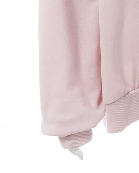 INGNI(イング) 装飾リボン付ねこスウェットトップス ライトピンク