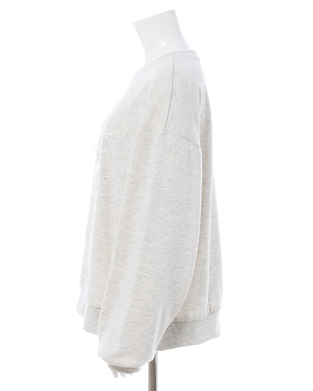 INGNI（イング） 装飾リボン付ねこスウェットトップス ｵｰﾄﾐｰﾙ