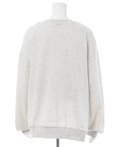 INGNI（イング） 装飾リボン付ねこスウェットトップス ｵｰﾄﾐｰﾙ