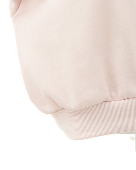 INGNI（イング） スウェット肩リボン胸ロゴワンショルトップス ﾗｲﾄﾋﾟﾝｸ