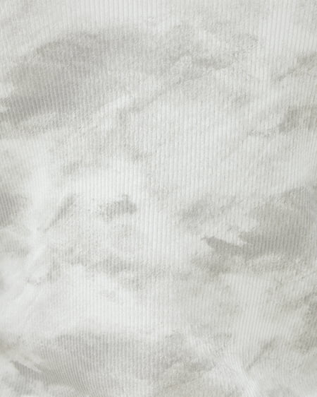 INGNI（イング） ムラ染めヘンリーネックレイヤード胸クロス装飾トップス ｵﾌﾎﾜｲﾄ