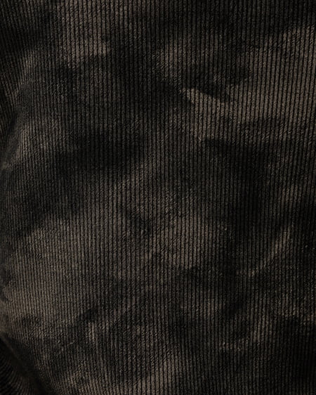 INGNI（イング） ムラ染めヘンリーネックレイヤード胸クロス装飾トップス ｸﾛ