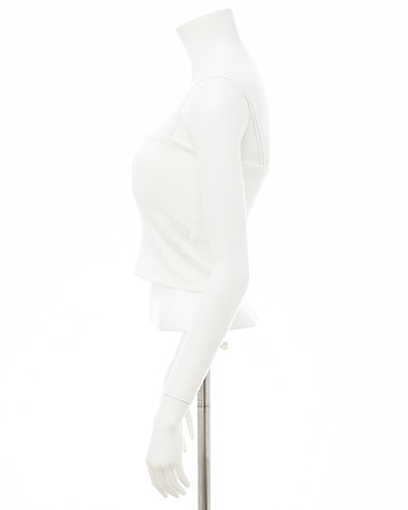 INGNI（イング） ベアリブキャミ ｵﾌﾎﾜｲﾄ