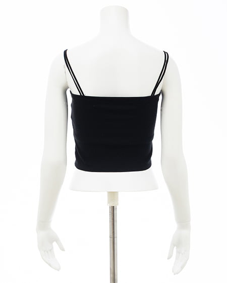 INGNI（イング） ベアリブキャミ ｸﾛ