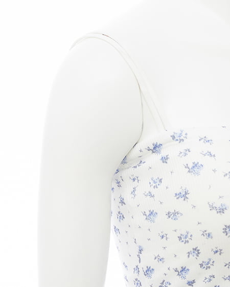 INGNI（イング） ベアリブキャミ ﾌﾗﾜｰ