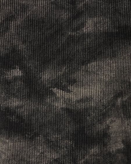 INGNI（イング） ムラ染め襟付きジップトップス ｸﾛ