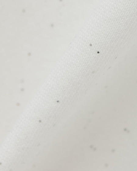 INGNI(イング) ラメスウェットジップパーカー オフホワイト