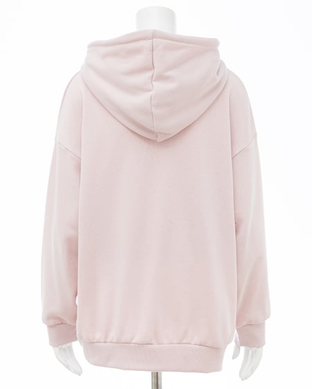 INGNI(イング) ラメスウェットジップパーカー ピンク