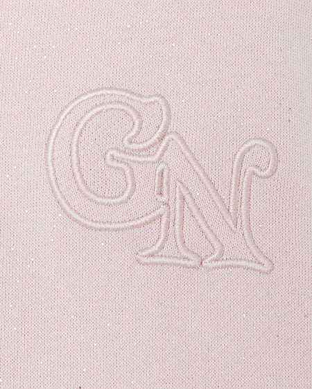 INGNI(イング) ラメスウェットジップパーカー ピンク