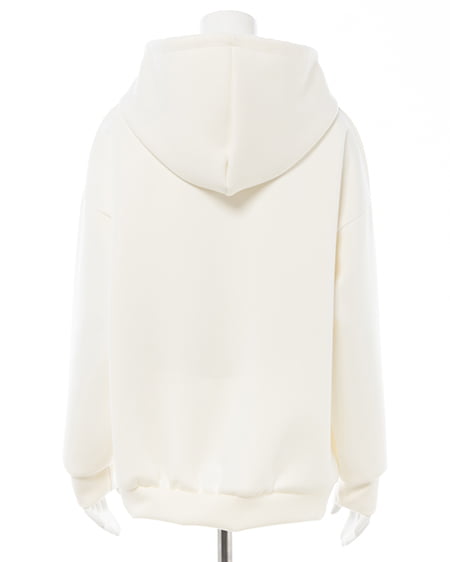 INGNI（イング） 胸プレート付ダンボールダブルジップパーカー ｱｲﾎﾞﾘｰ