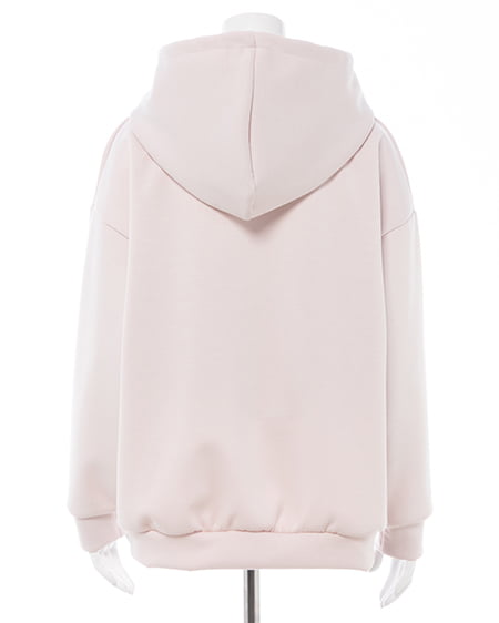 INGNI（イング） 胸プレート付ダンボールダブルジップパーカー ﾗｲﾄﾋﾟﾝｸ