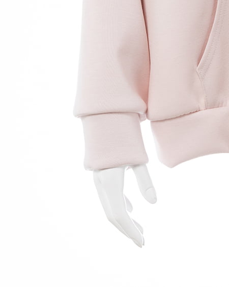 INGNI（イング） 胸プレート付ダンボールダブルジップパーカー ﾗｲﾄﾋﾟﾝｸ