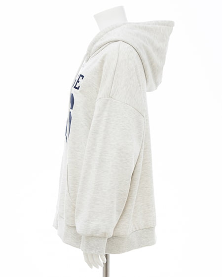 INGNI（イング） ナンバリングスウェットダブルジップパーカー ｵｰﾄﾐｰﾙ/ｺﾝ