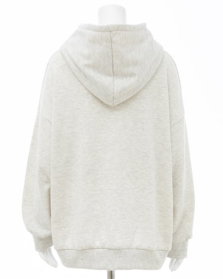 INGNI（イング） ナンバリングスウェットダブルジップパーカー ｵｰﾄﾐｰﾙ/ｺﾝ