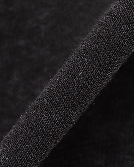 INGNI（イング） ムラ染めバックラインストーンクロスジップパーカー ｸﾛ