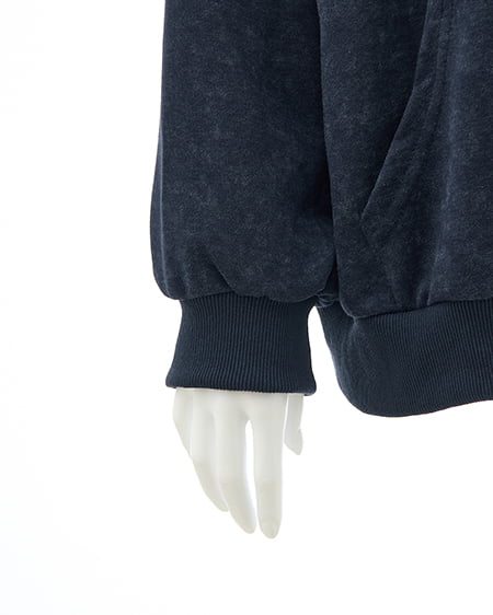 INGNI（イング） ムラ染め貼付ロゴジップパーカー ｺﾝ