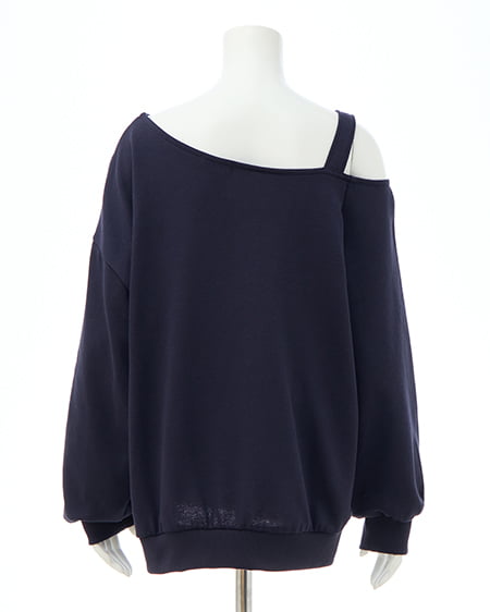 INGNI（イング） 肩ベルト付ナンバリングスウェットトップス ｺﾝ