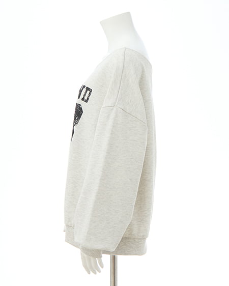 INGNI（イング） 肩ベルト付ナンバリングスウェットトップス ｵｰﾄﾐｰﾙ