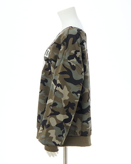 INGNI（イング） 肩ベルト付ナンバリングスウェットトップス ﾒｲｻｲ