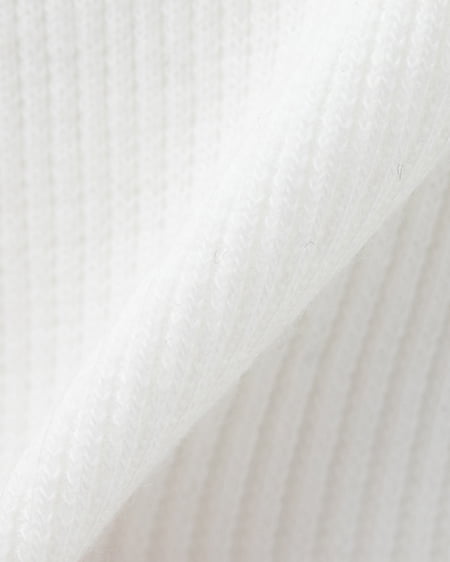 INGNI(イング) サイドレース胸ロゴロングTシャツ オフホワイト